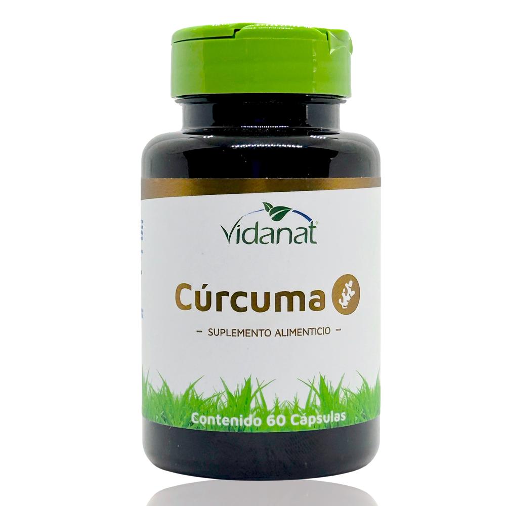 Foto 2 pulgar | Suplemento Alimenticio Vidanat Cúrcuma 500 MG 60 Cápsulas