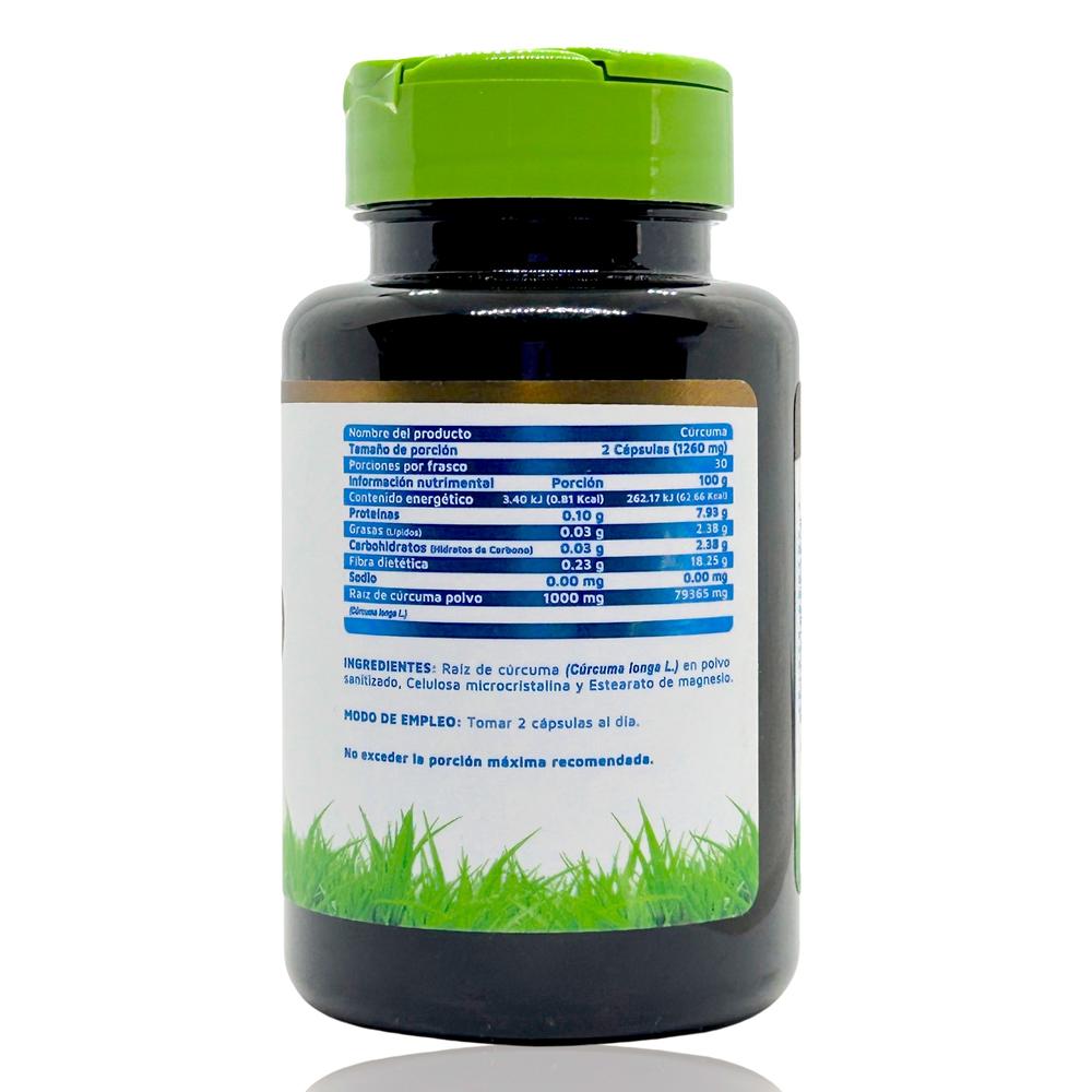 Foto 4 pulgar | Suplemento Alimenticio Vidanat Cúrcuma 500 MG 60 Cápsulas