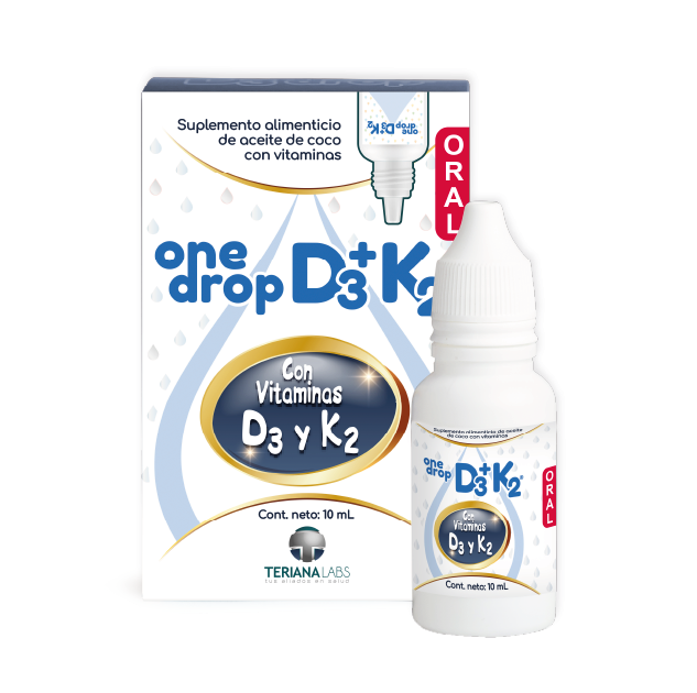 Foto 2 pulgar | Suplemento Alimenticio Vitamina Onedrop D3+k2 Frasco con 10 ML