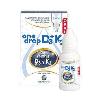 Foto 1 | Suplemento Alimenticio Vitamina Onedrop D3+k2 Frasco con 10 ML