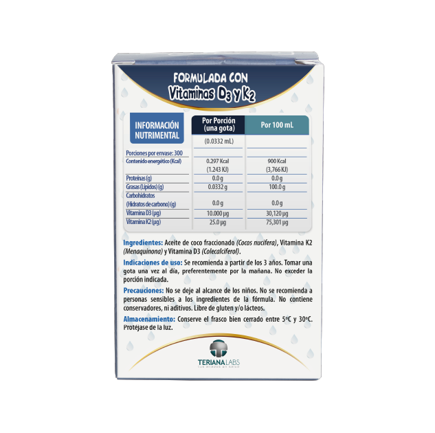 Foto 3 pulgar | Suplemento Alimenticio Vitamina Onedrop D3+k2 Frasco con 10 ML