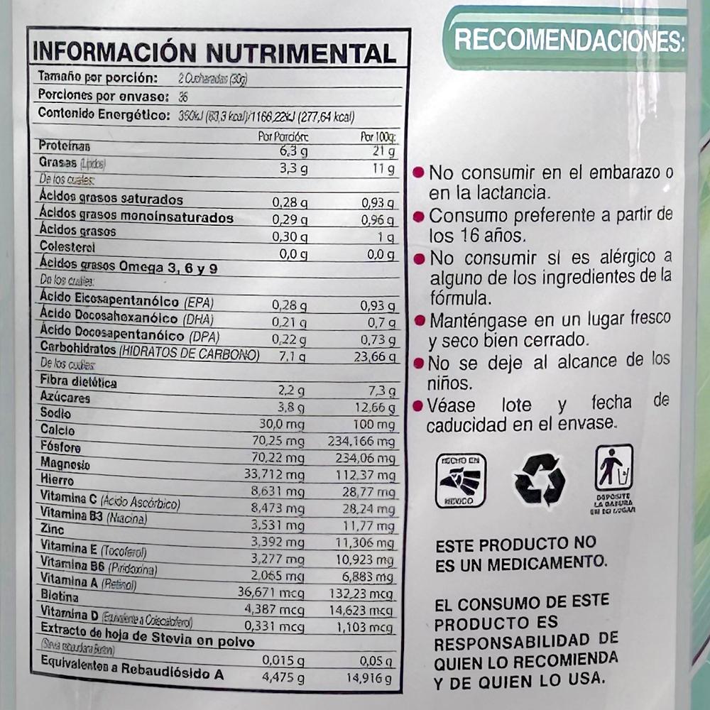 Foto 3 pulgar | Colágeno con Ácido Hialurónico Supra Sabor Manzana 1.1 kg