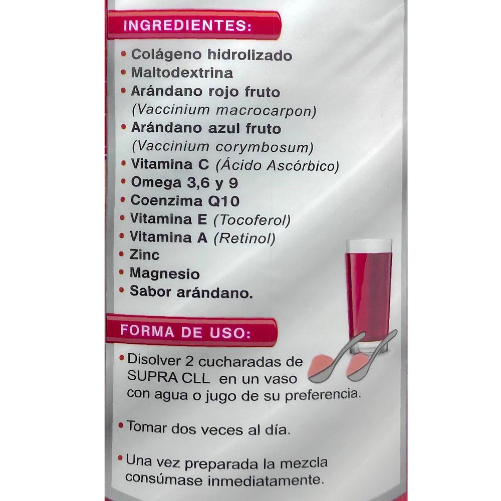 Foto 6 pulgar | Cll Colágeno Hidrolizado Supra Arándano 1.1 kg
