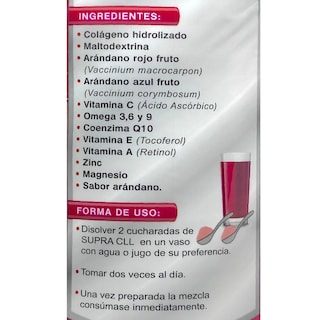 Foto 5 | Cll Colágeno Hidrolizado Supra Arándano 1.1 kg