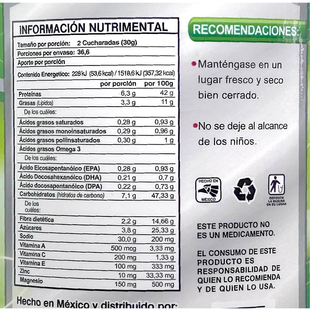 Foto 3 pulgar | Clorofila Mix con Chía Menta Supra 1.1 kg