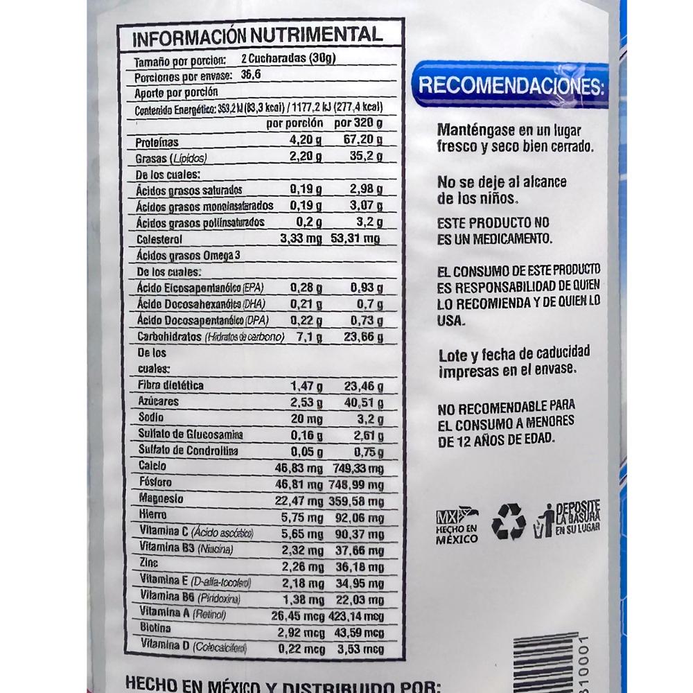 Foto 3 pulgar | Suplemento Alimenticio Supra FLX - ACT con Glucosamina Sabor Coco 1.1 KG