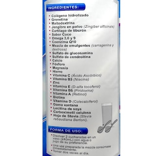 Foto 5 | Suplemento Alimenticio Supra FLX - ACT con Glucosamina Sabor Coco 1.1 KG