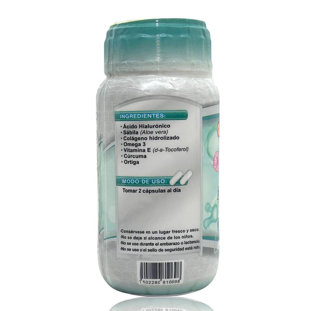 Foto 4 pulgar | Suplemento Alimenticio Supra Ácido Hialurónico 72 Cápsulas de 500 MG