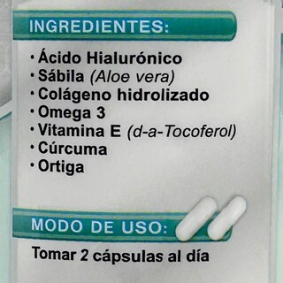Foto 5 | Suplemento Alimenticio Supra Ácido Hialurónico 72 Cápsulas de 500 MG