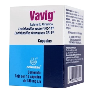 Foto 1 | Suplemento Alimenticio Vavig 180 MG 15 Cápsulas