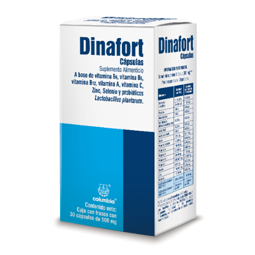Foto 2 | Suplemento Alimenticio Dinafort  30 Cápsulas