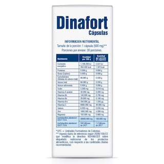 Foto 3 | Suplemento Alimenticio Dinafort 30 Cápsulas