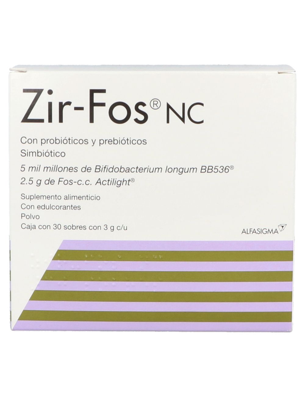 Suplemento Alimenticio Zir Fos NC 30 Sobres de 3 g C/U en Polvo