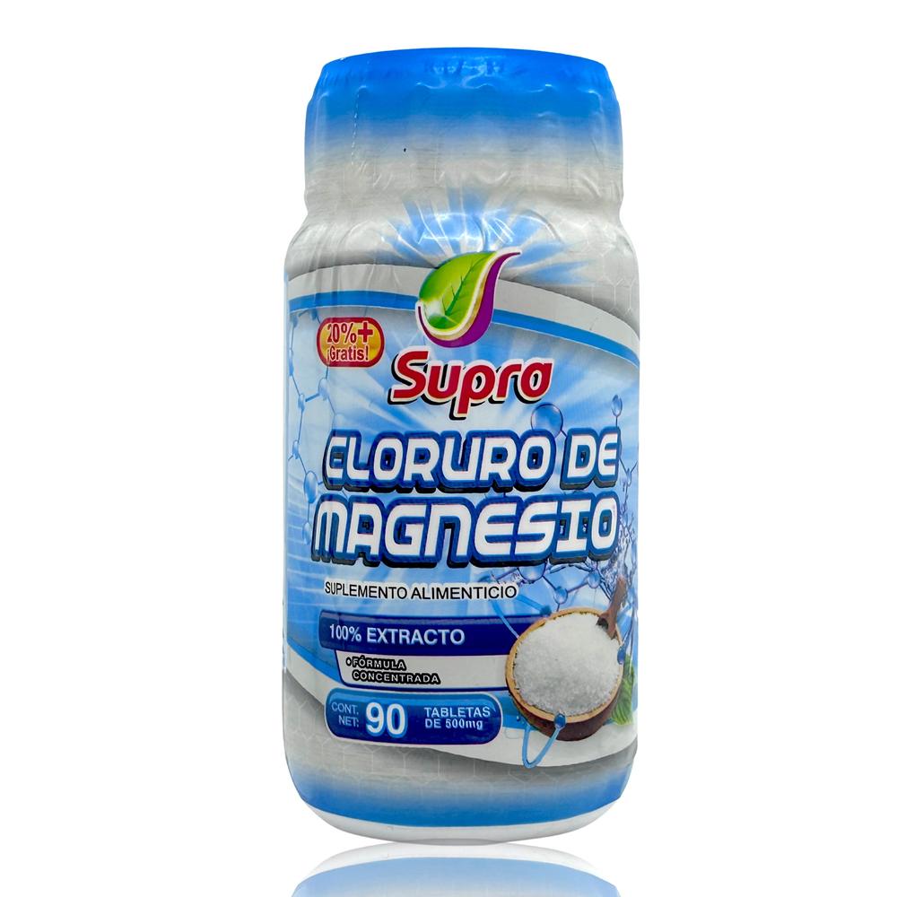 Cloruro de Magnesio Supra 90 Tabletas 500 Mg