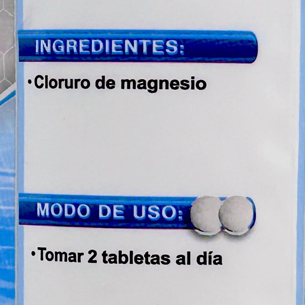 Foto 5 pulgar | Cloruro de Magnesio Supra 90 Tabletas 500 Mg