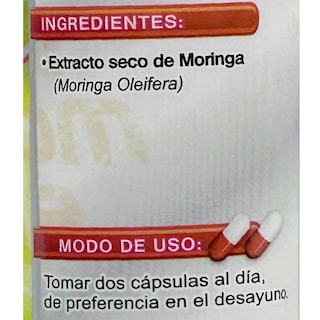 Foto 5 | Suplemento Alimenticio Morin San con Hoja de Moringa 72 Caps 500 Mg