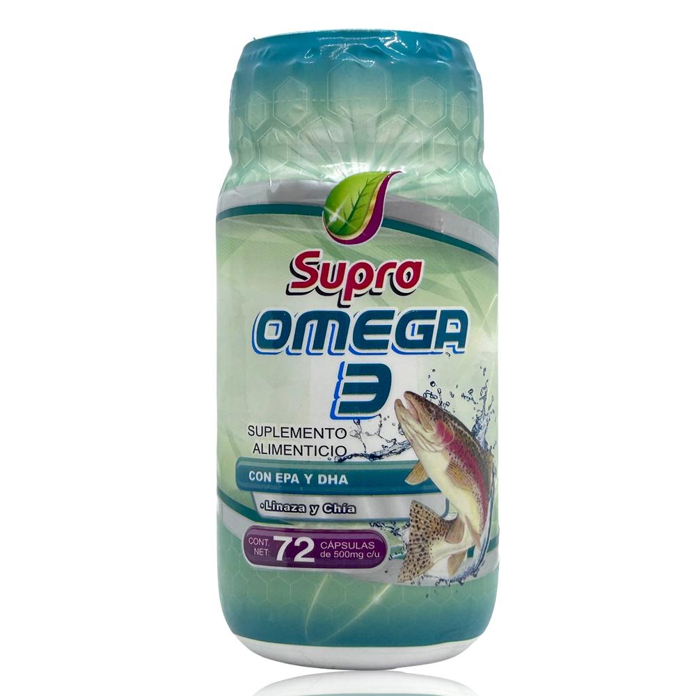 Foto 2 pulgar | Omega 3 Con Epa y Dha Supra72 Cápsulas 500 Mg