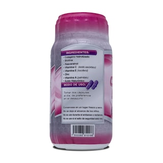 Foto 3 | Suplemento Alimenticio Supra Collagen SKN con Colágeno Hidrolizado Biotina y Resveratrol en Cápsulas