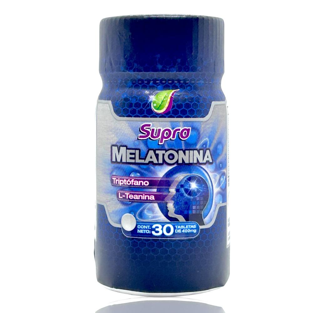 Melatonina Triptófano Supra 30 Tabletas de 400 mg