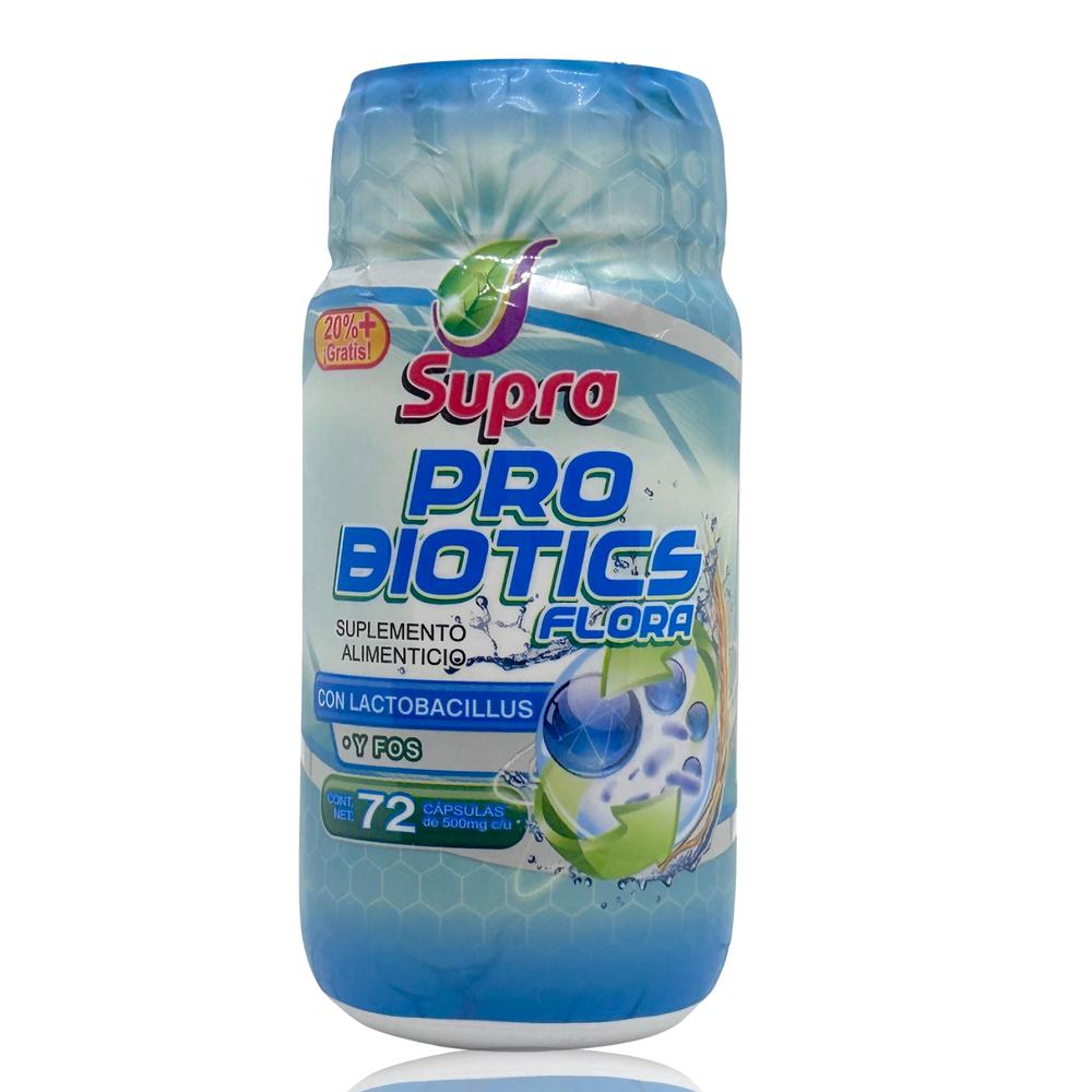 Foto 1 | Pro Biotics Flora con Lactobacillus y Fos Supra Natura 72 Cápsulas 500 mg