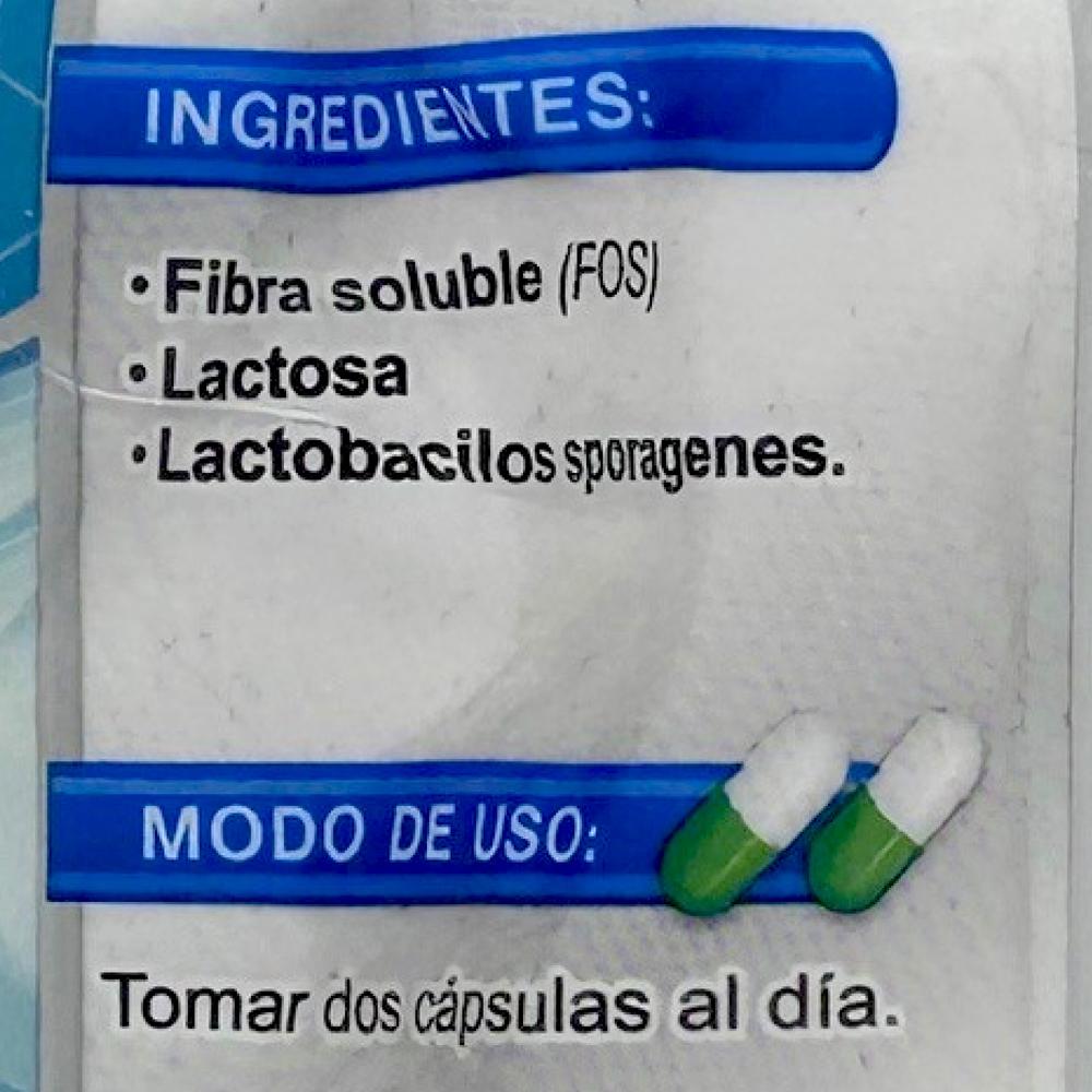 Foto 3 pulgar | Pro Biotics Flora con Lactobacillus y Fos Supra Natura 72 Cápsulas 500 mg