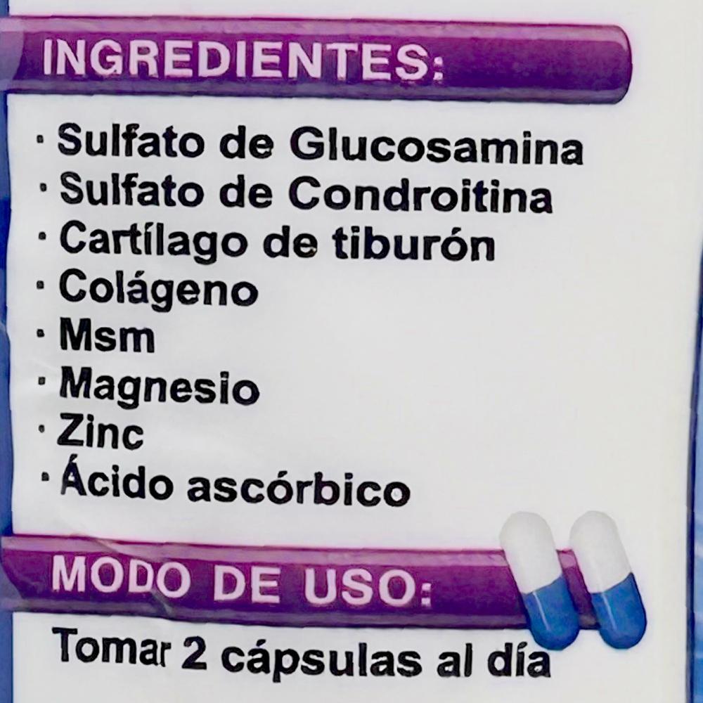 Foto 3 pulgar | Glucosamina Forte Supra Natura 72 Cápsulas 500 mg