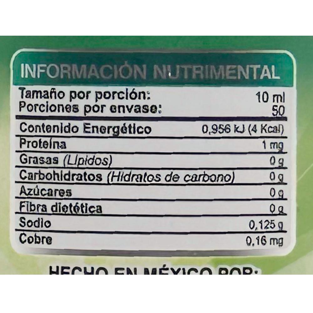 Foto 3 pulgar | Clorofila Líquida con Alga Spirulina Supra 500 ml
