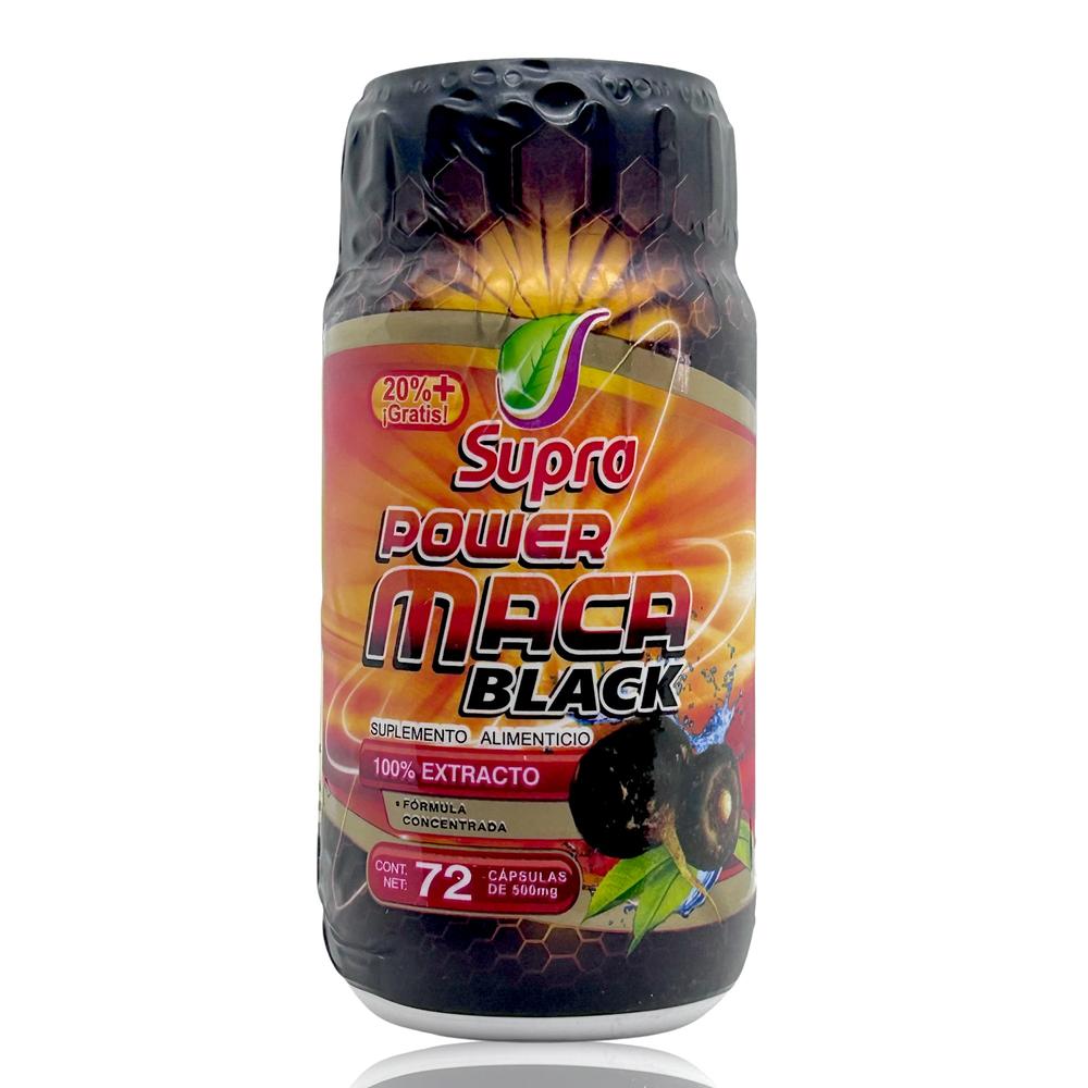 Foto 2 pulgar | Maca Black Supra 72 Cápsulas 500 Mg
