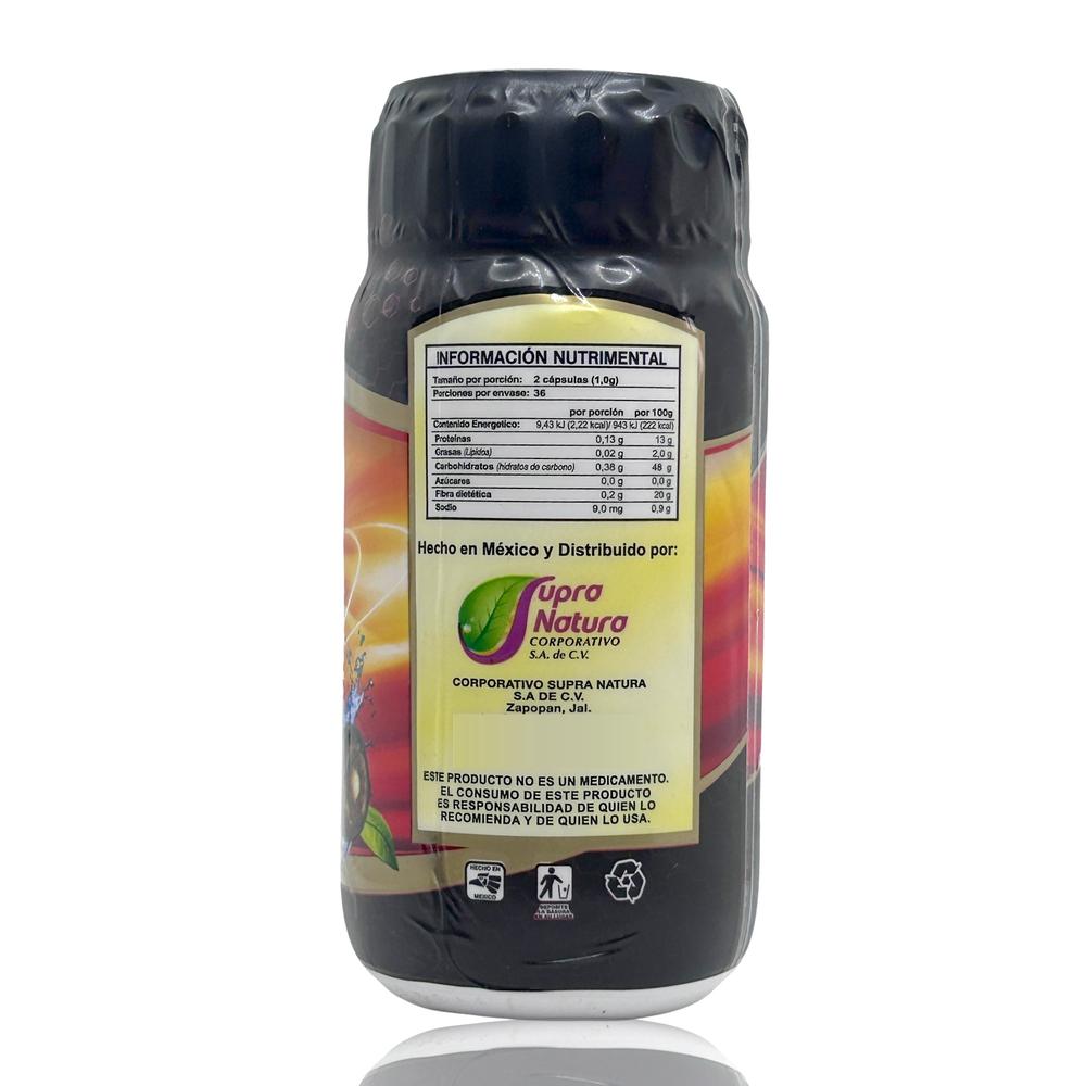Foto 4 pulgar | Maca Black Supra 72 Cápsulas 500 Mg