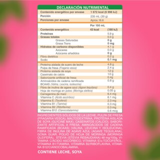Foto 6 | Polvo para preparar Malteada sabor fresa. Sin grasa Sin azúcar 15 g proteína por porción. Fácil y rápida prepara
