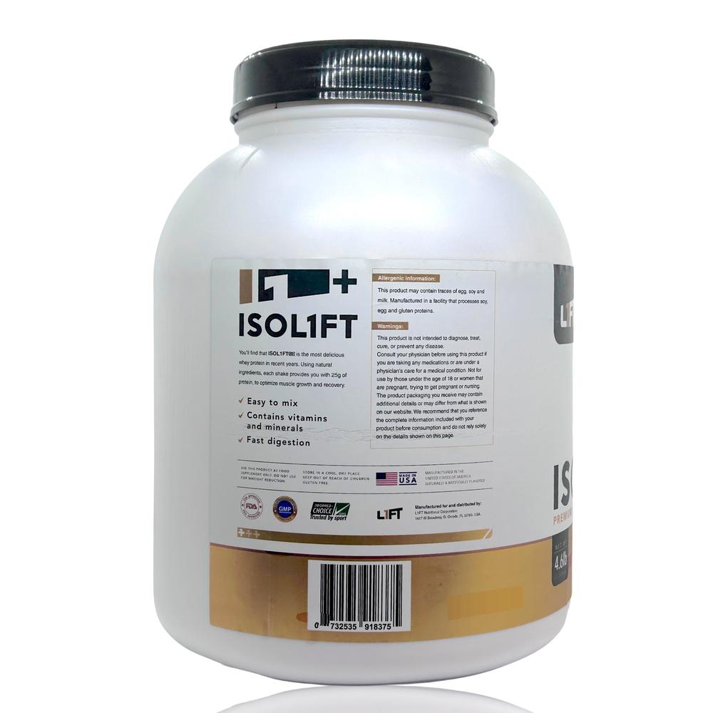 Foto 4 pulgar | Premium Whey Protein Isolate Lunetas 70 Serv L1ft