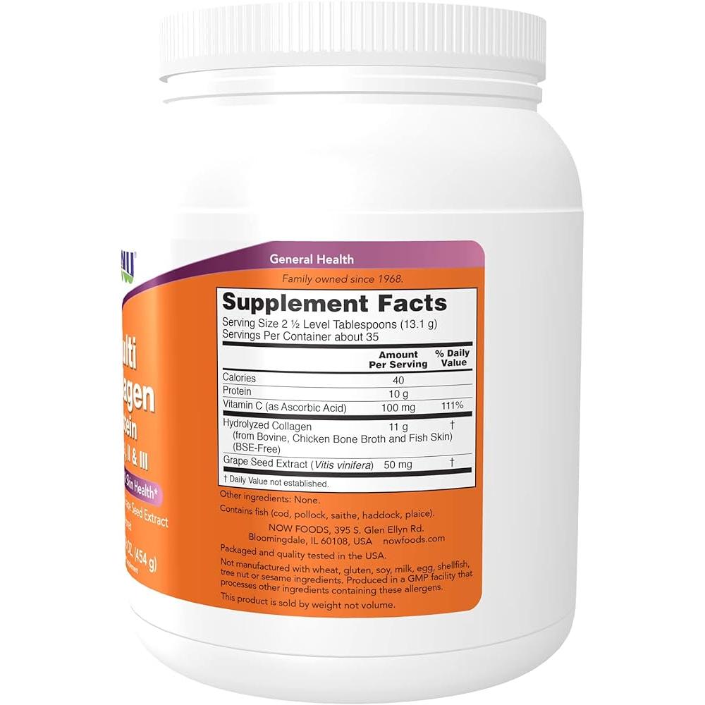 Foto 3 pulgar | Proteína Now Multi Colágeno Protein Tipo 1 2 3 454gr