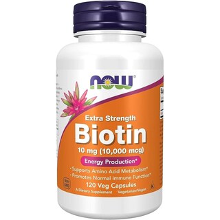 Foto 1 | Suplemento Alimenticio Now Biotin con 120 Cápsulas