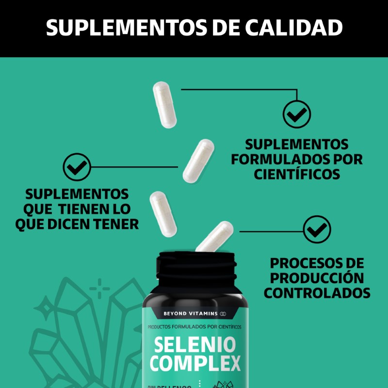 Foto 5 pulgar | Suplemento Alimenticio Beyond Vitamins Seleniometionina 240 mcg 180 Cápsulas