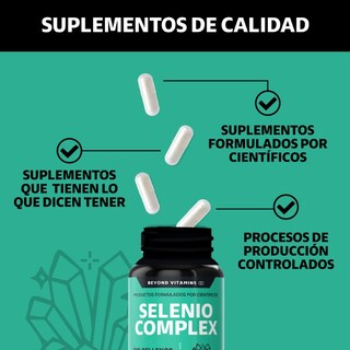 Foto 4 | Suplemento Alimenticio Beyond Vitamins Seleniometionina 240 mcg 180 Cápsulas