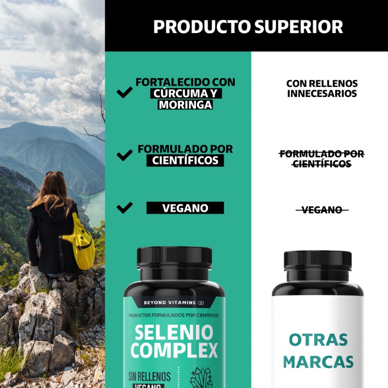 Foto 6 pulgar | Suplemento Alimenticio Beyond Vitamins Seleniometionina 240 mcg 180 Cápsulas