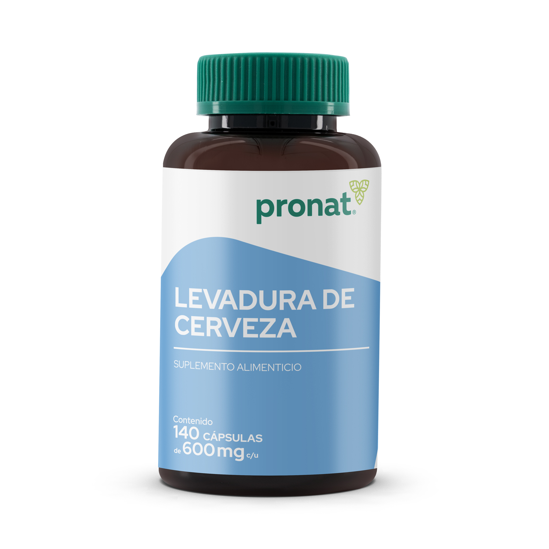 Foto 2 pulgar | Levadura de Cerveza Pronat PN-1498 140 Cápsulas de 600 mg C/U