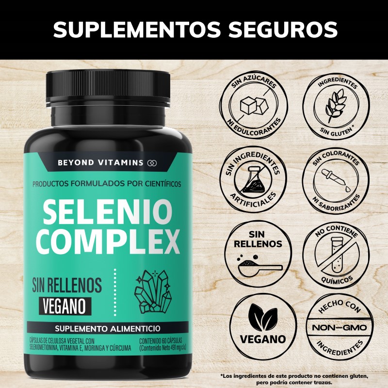 Foto 4 pulgar | Suplemento Alimenticio Beyond Vitamins Seleniometionina 240 mcg 60 Cápsulas
