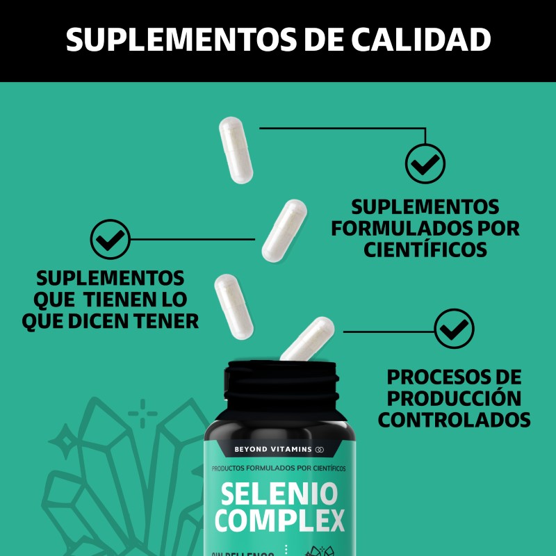 Foto 5 pulgar | Suplemento Alimenticio Beyond Vitamins Seleniometionina 240 mcg 60 Cápsulas