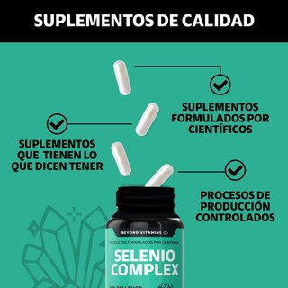 Foto 4 | Suplemento Alimenticio Beyond Vitamins Seleniometionina 240 mcg 60 Cápsulas