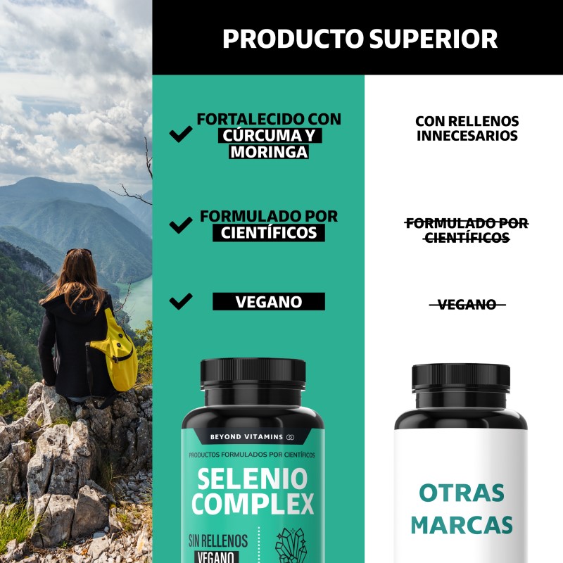 Foto 6 pulgar | Suplemento Alimenticio Beyond Vitamins Seleniometionina 240 mcg 60 Cápsulas