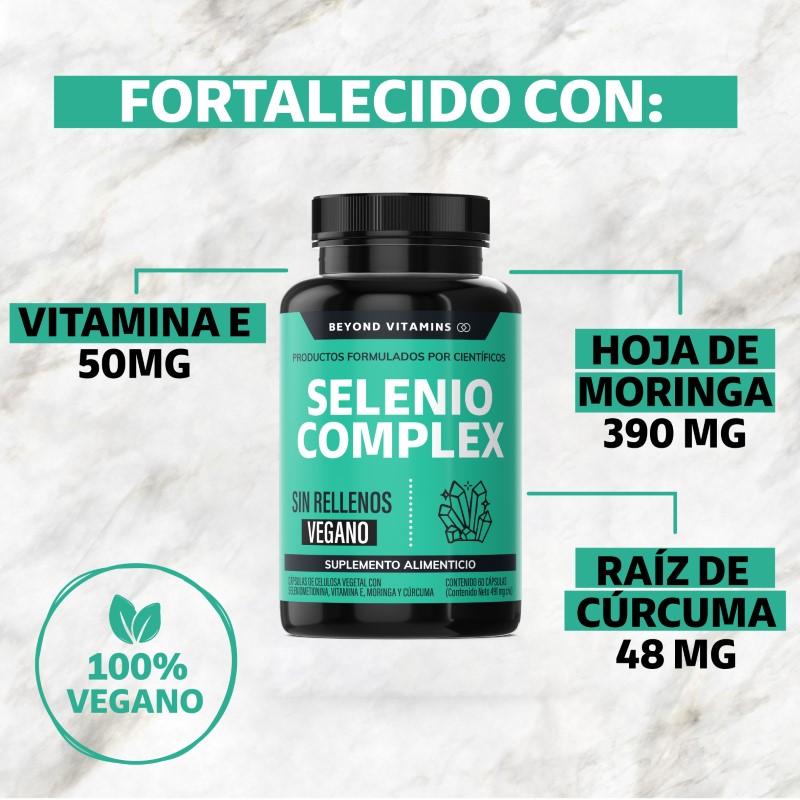 Foto 7 pulgar | Suplemento Alimenticio Beyond Vitamins Seleniometionina 240 mcg 60 Cápsulas