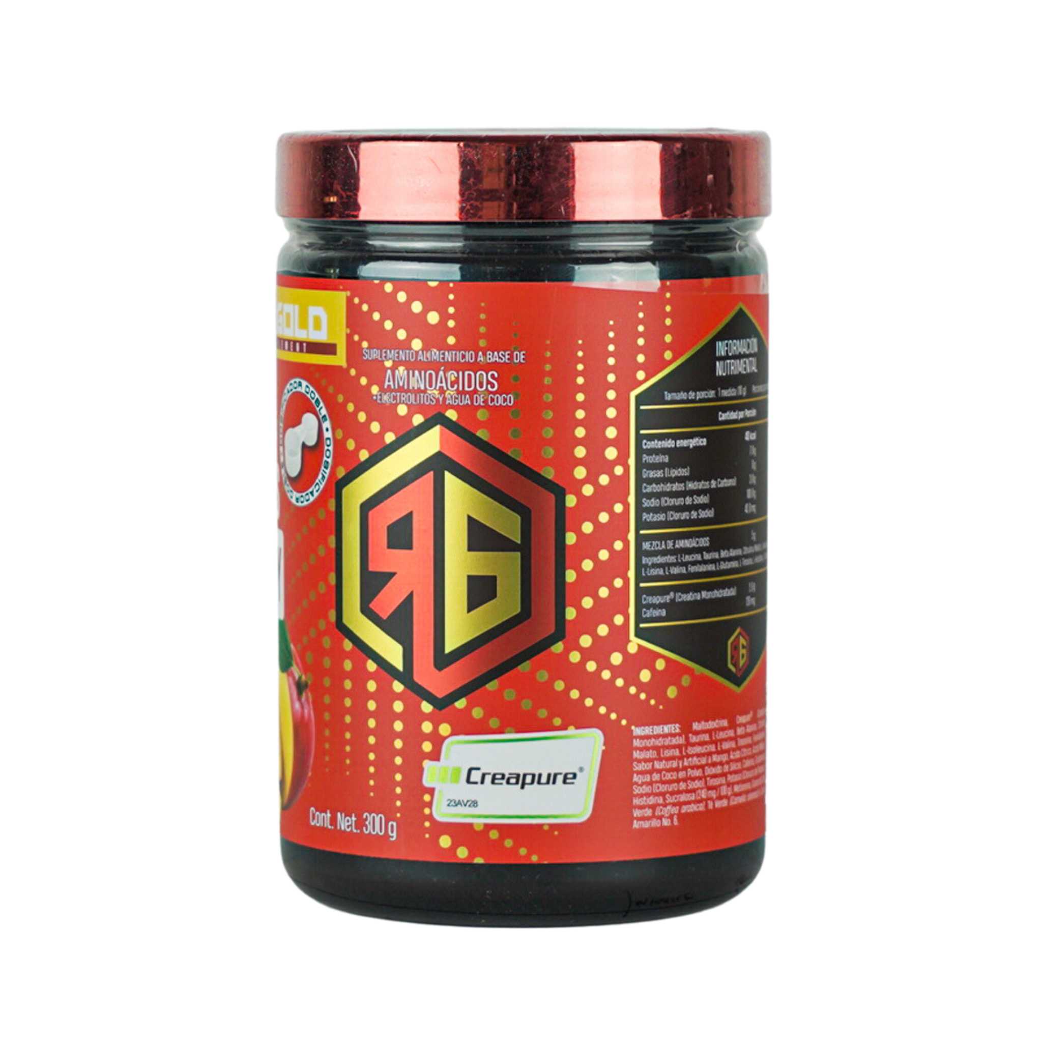 Foto 2 | Suplemento Energético Red Gold Aminos Energ-y Sabor A Mango 300 G