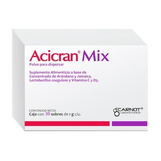 Foto 1 | Acicran Mix Suplemento Alimenticio 30 Sobres Polvo 1 g