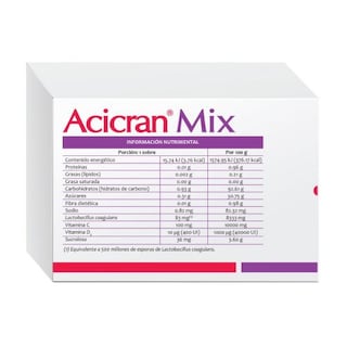 Foto 2 | Acicran Mix Suplemento Alimenticio 30 Sobres Polvo 1 g