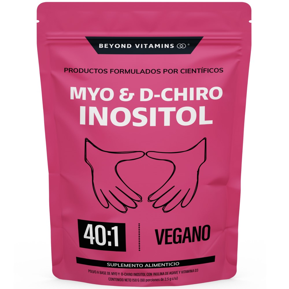 Foto 2 pulgar | Suplemento Alimenticio Beyond Vitamins Myo Y D-chiro Inositol Vegano 150 Gr