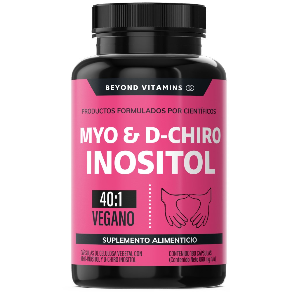 Foto 2 pulgar | Suplemento Alimenticio Beyond Vitamins Myo Y D-chiro Inositol Puro 180 Cápsulas