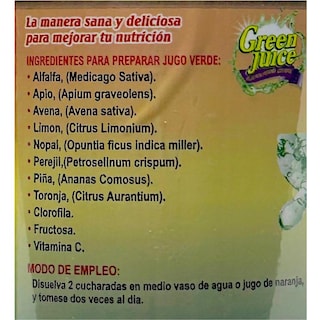 Foto 4 | Jugo Verde en Polvo Ypenza Green Juice sin Azúcar 1.1 kg
