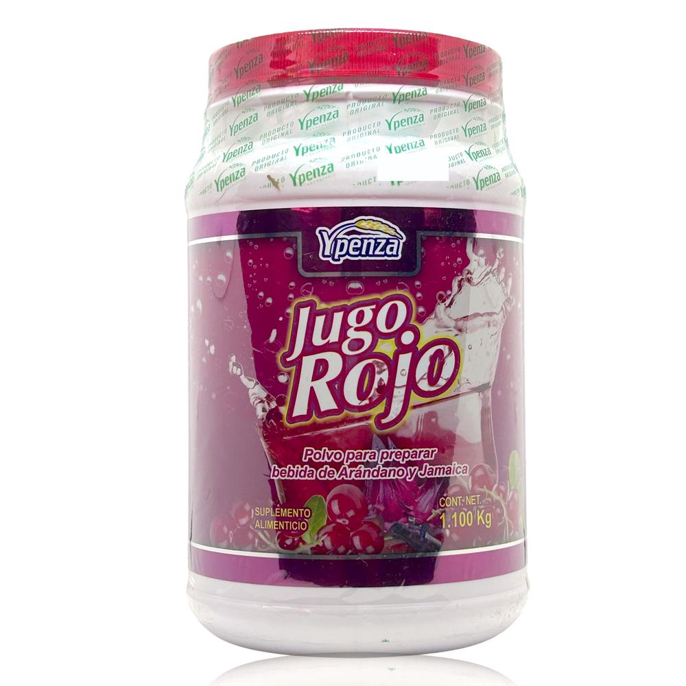 Jugo Rojo Polvo Ypenza Sabor Arándano y Jamaica sin Azúcar 1.1 kg