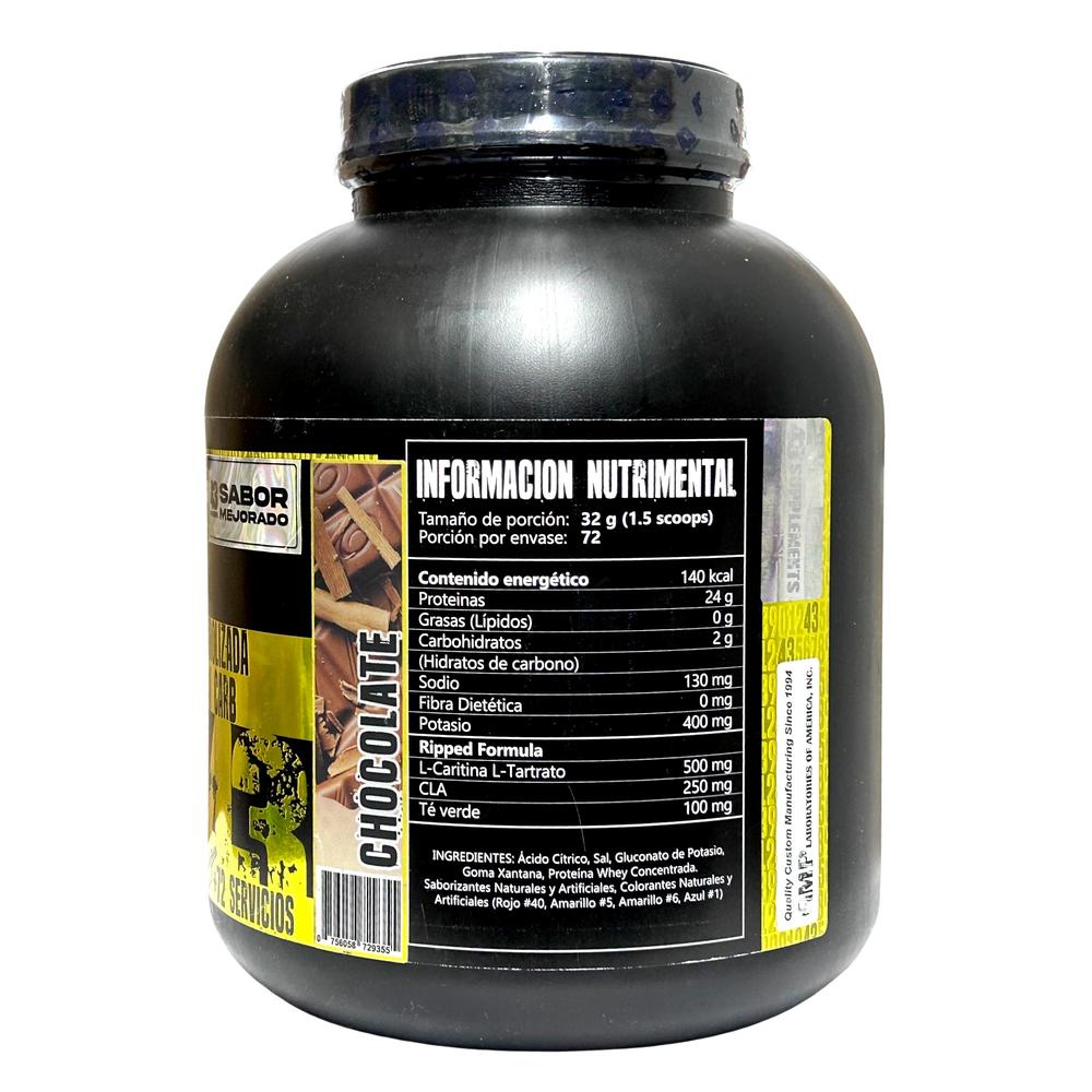 Foto 3 pulgar | 100% Ripped Whey 5lbs Chocolate 43 Supplements